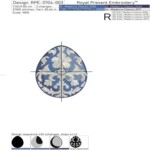 Easter egg in baroque style