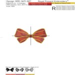 Elegant festive bow free