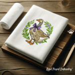 Country Goose with bow - 4 sizes