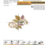 Autumn Baroque Corner for Linen Napkins and Placemats - 4 sizes