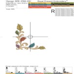 Fall Baroque Corner for Table Linens - 4 sizes