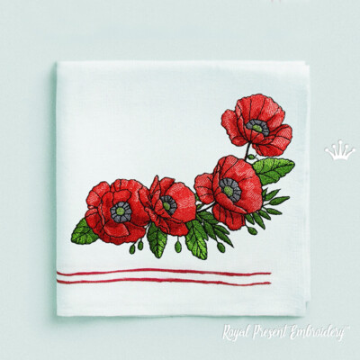 Scarlet Poppies Summer Corner - 4 tailles