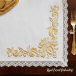 Floral Scrollwork corner - 3 sizes
