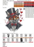 Fox Gentleman portrait - 4 sizes
