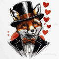 Fox Gentleman portrait - 4 sizes