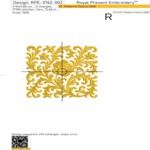 Rose Border Square Fragment - 4 sizes