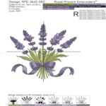 Lavender bouquet with bow - 4 sizes