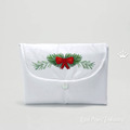 Free Christmas Border with a bow