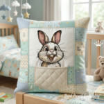 Funny Cartoon Bunny - 5 sizes