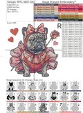 Girl in love French Bulldog - 4 sizes