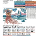 Girl on the coast - 4 sizes