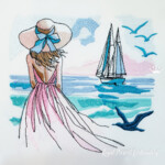 Girl on the coast - 4 sizes