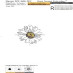 Goat in daisies set mega - 4 sizes