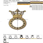 Gold ring frame set - 4 sizes