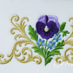 Royal Baroque Pansy Border - 3 sizes