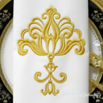 Golden Damascus decor - 4 sizes