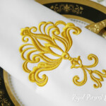 Golden Damascus decor - 4 sizes
