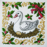 Christmas Goose  with Golden Egg - 3 sizes