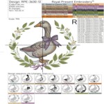 Goose with a Bow Large - 4 sizes