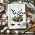 Gosling among flowers  - 4 sizes