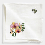 Small Orchids with Butterfly Set in 4 sizes