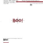 Tiny Halloween Inscription Boo! - 4 sizes