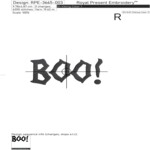 Halloween Inscription Boo! - 4 sizes