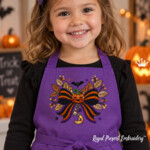 Halloween Costume Owls and Pumpkin Bow Tweet Machine Embroidery Design Set – 4 Sizes