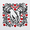 Hands of lovers Valentine's day - 4 sizes