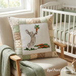 Spring Bunny with Carrots Set - 5 Sizes