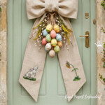 Hare with sunflower and butterfly set - 4 sizes