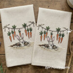 Bunny and Carrot Garland set - 6 sizes