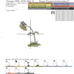 Hare with sunflower and butterfly set - 4 sizes