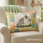 Hare with sunflower and butterfly - 5 sizes