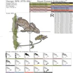 Hare with sunflower and butterfly - 5 sizes