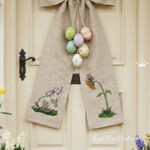 Set Hare with sunflower and butterfly - 5 sizes