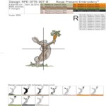 Hare with carrots set - 4 sizes