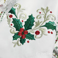 Holly Baroque Corner Christmas design - 3 sizes