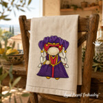 Italian Gnomes Mini Set of 4 Machine Embroidery Designs for Small Hoops - 4 sizes