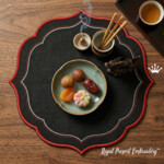 ITH Shaped Placemat for Table Setting for Big Hoops - 10 sizes