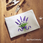 Lavender bouquet with bow - 4 sizes