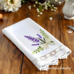 Lavender Provence corner with a bow