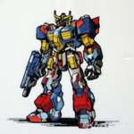 Robot Transformer medium - 6 sizes