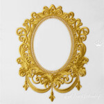 Vintage oval frame - 4 sizes