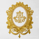 Vintage oval frame - 4 sizes