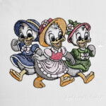 Dancing ducks and little sailors set  - 4 sizes