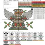 Christmas Angel Drummer large set - 4 sizes