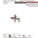 Mini Deer with Red Scarf - 3 sizes