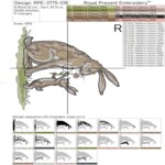 Mother Bunny and Baby Bunny with Flower - 6 sizes
