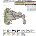 Mama bunny with baby bunnies - 7 sizes